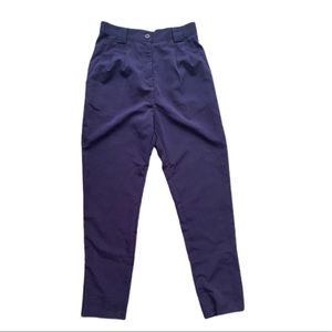 American apparel high waisted purple trousers